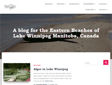 Tablet Screenshot of blog.eastern-beaches.mb.ca